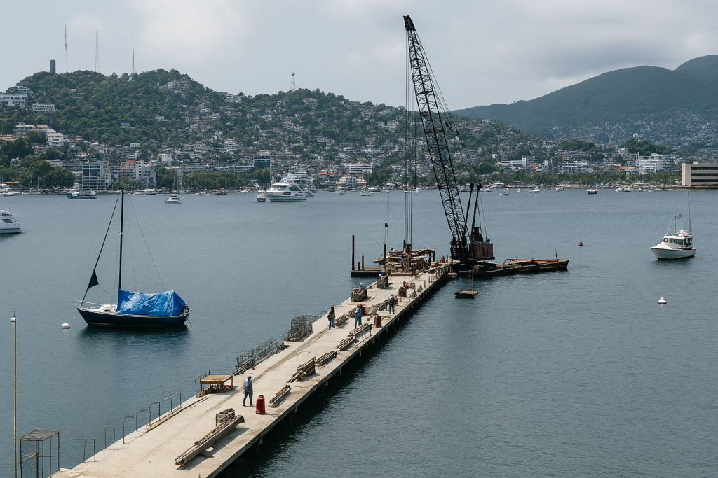 Muelle Santa Lucía, Acapulco, Gro. Concim