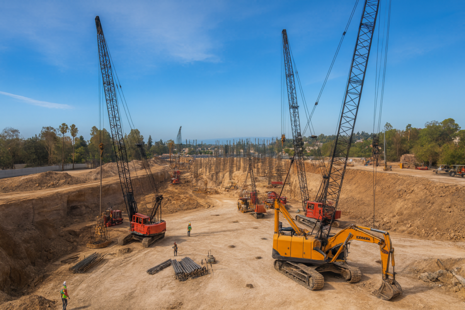 Concim Construcción de de Pilas de Cimentación